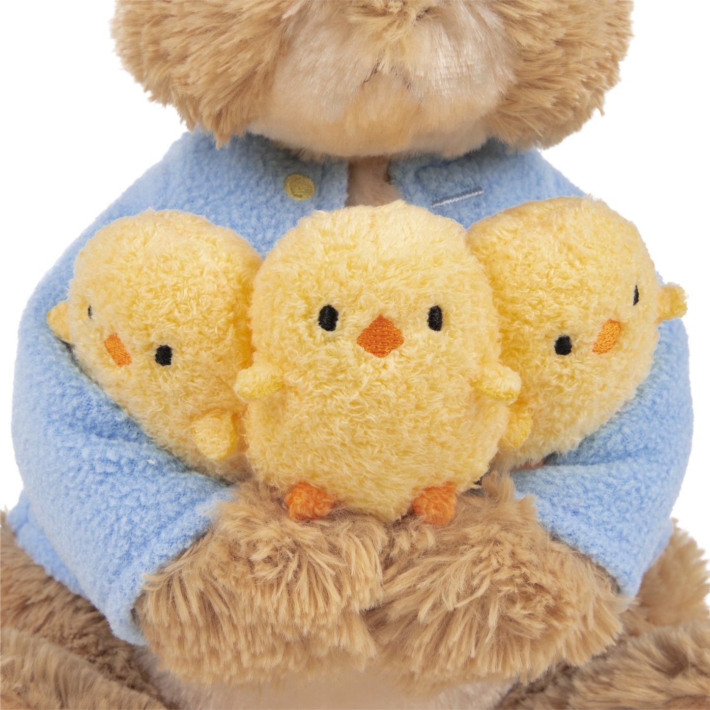 Peter Rabbit Holding Chicks Plush 9.5 inch