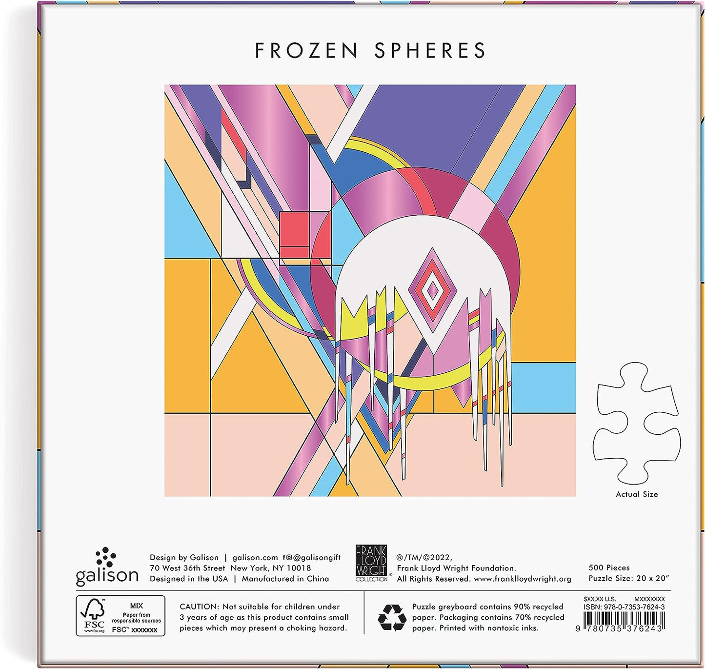 Frank Lloyd Wright Frozen Sphere Puzzle