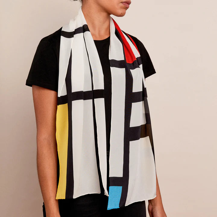 Mondrian Silk Scarf