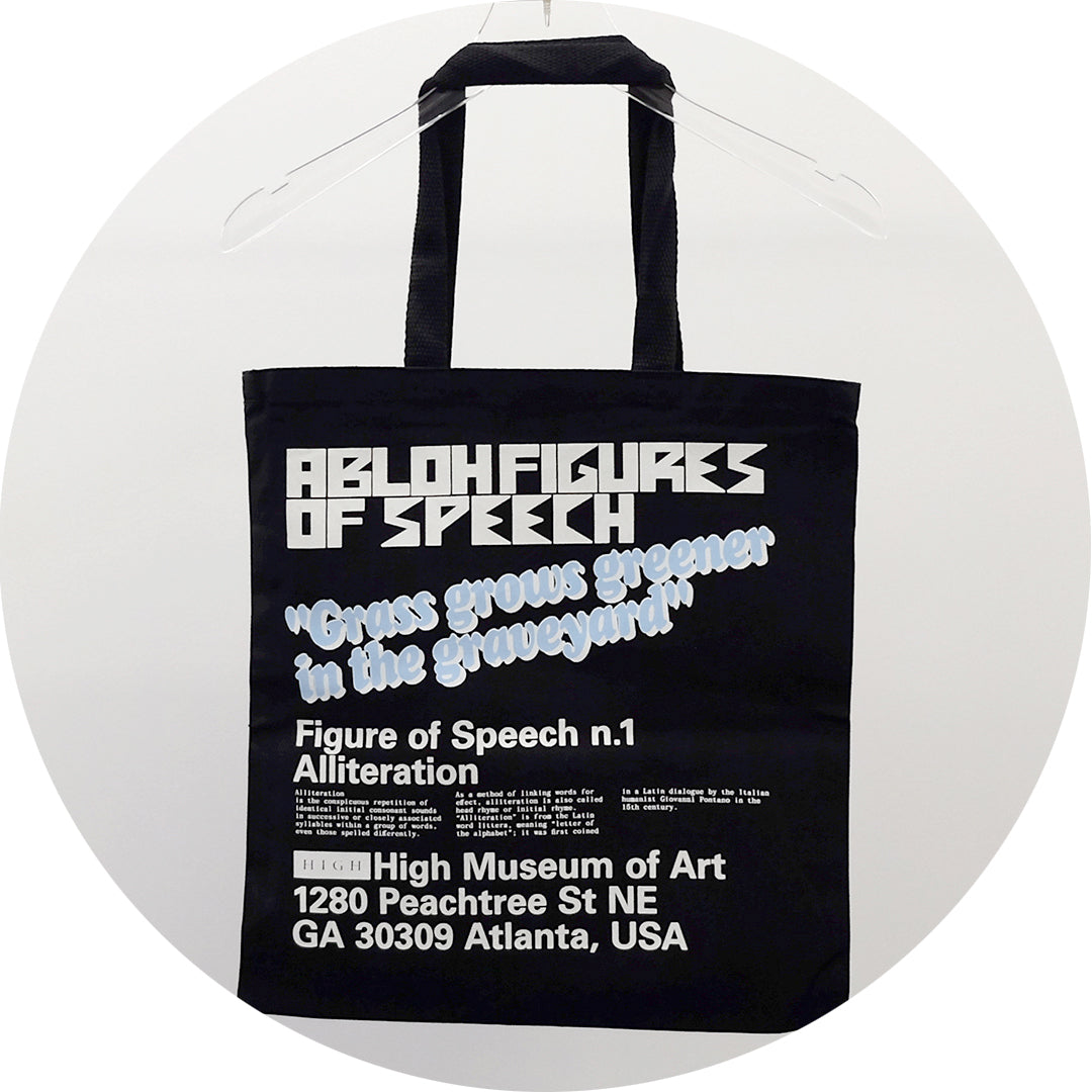 2点TALKING ABOUT THE ABSTRACTION TOTE BAG Virgil Abloh Grass Grows Greener Tote Bag - Black – High Museum of Art