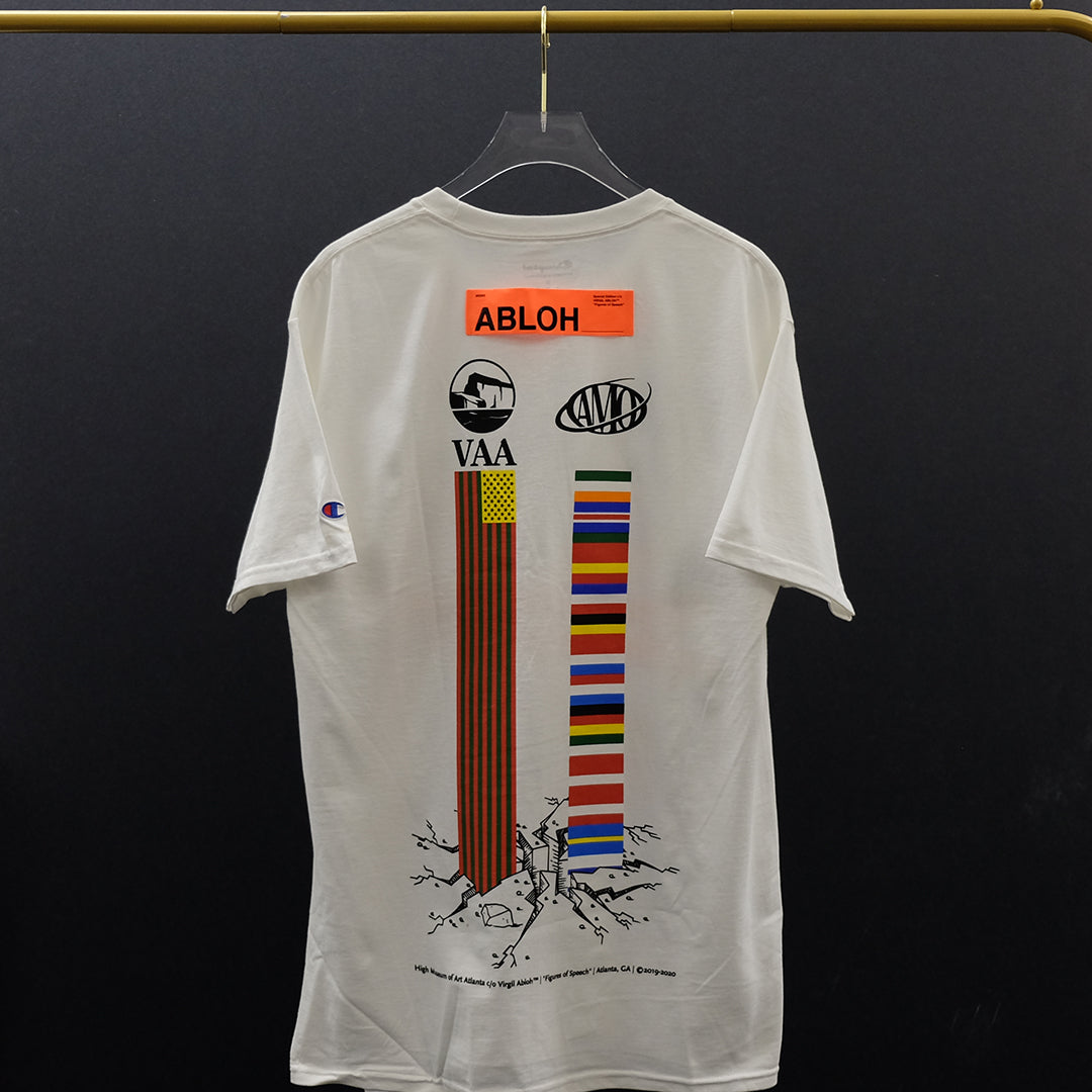 Virgil Abloh VAA x AMO Flags T-Shirt - White