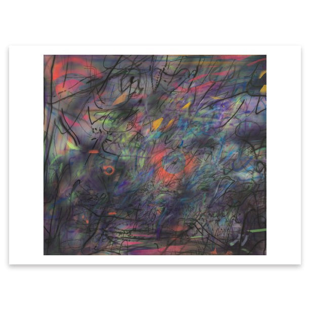 Julie Mehretu <i>Sun Ship (J.C.)</i> Postcard