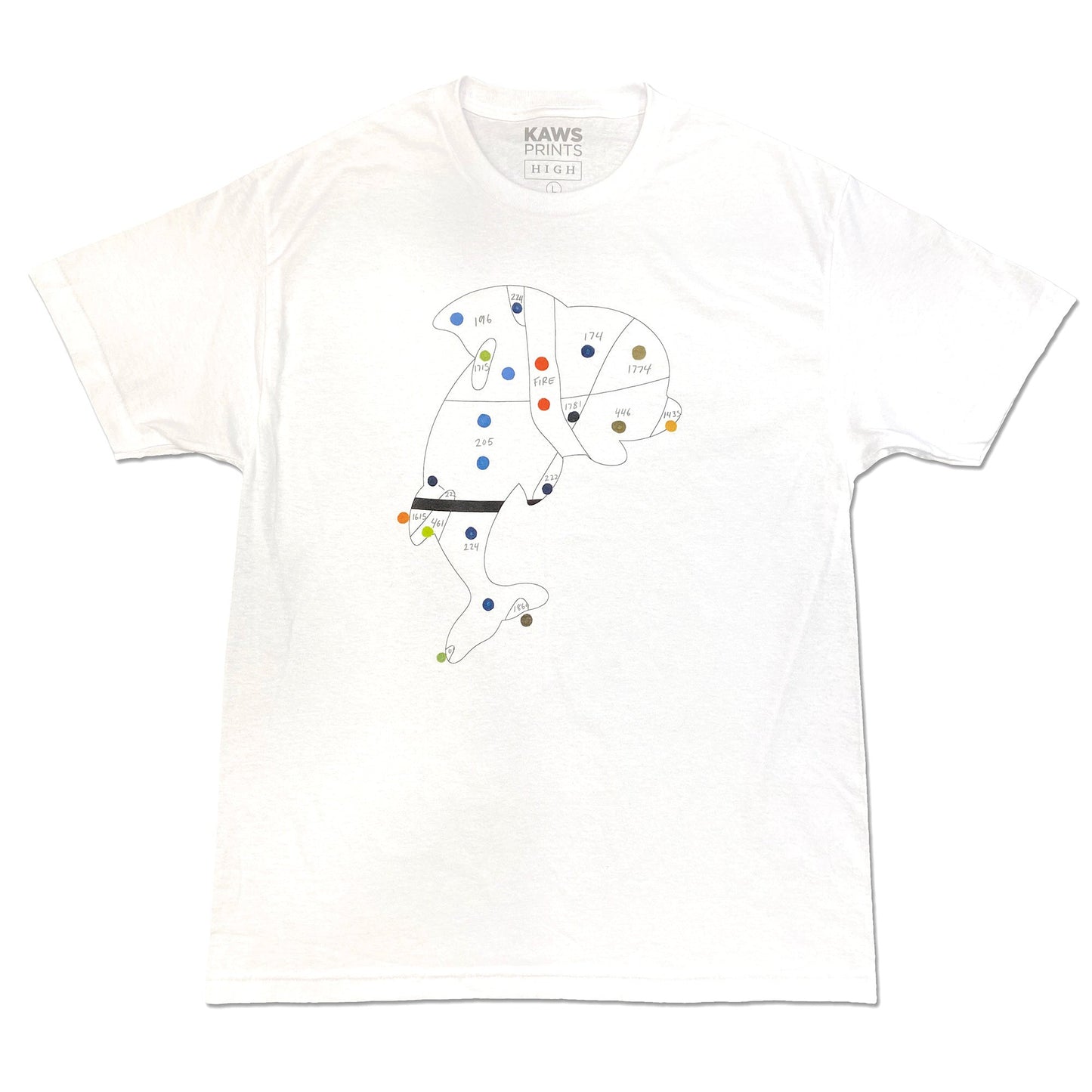 KAWS Collection PIRANHAS STUDY T-SHIRT