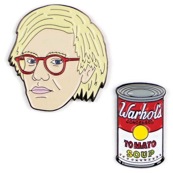 Andy Warhol & Soup Pin Set