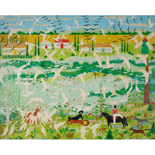 Untitled (Flock of Geese) Postcard