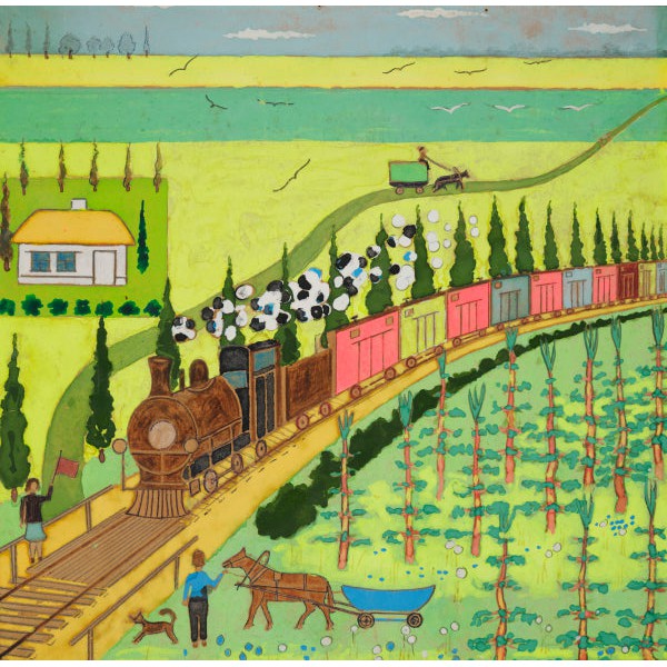 Untitled (Train) Postcard