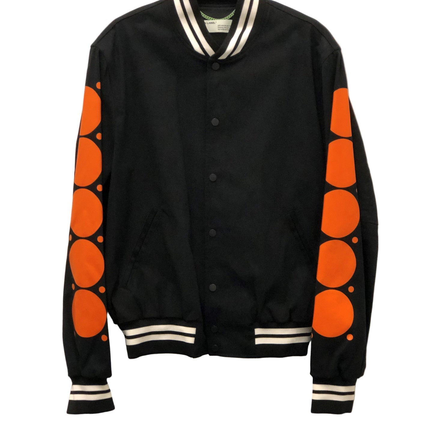 OFF WHITE Virgil Abloh Varsity Jacket
