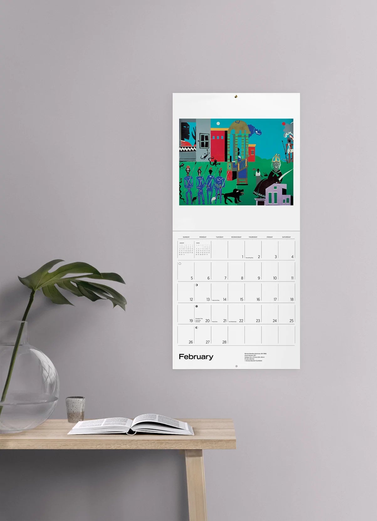 Romare Bearden 2023 Wall Calendar