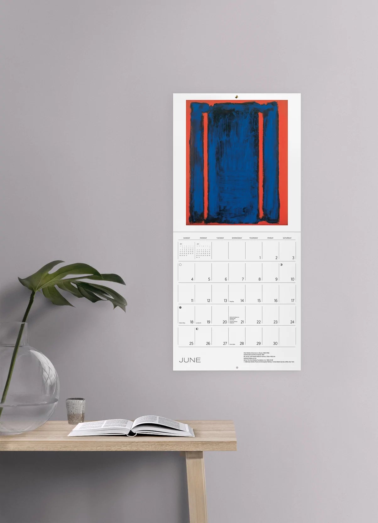 Mark Rothko 2023 Wall Calendar