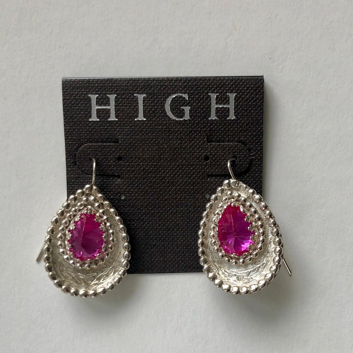 Pink Sapphire Earrings