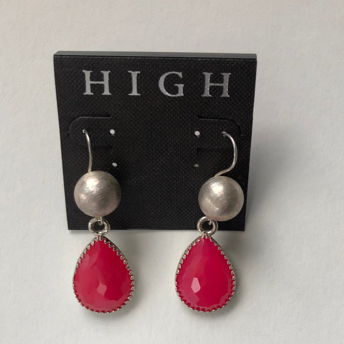 Pink Chalcedony Earrings