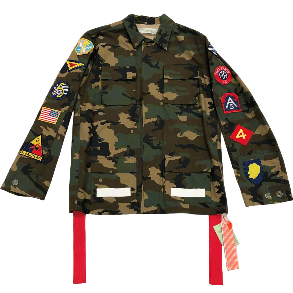 OFF WHITE Virgil Abloh Field Camo Jacket - Main Image