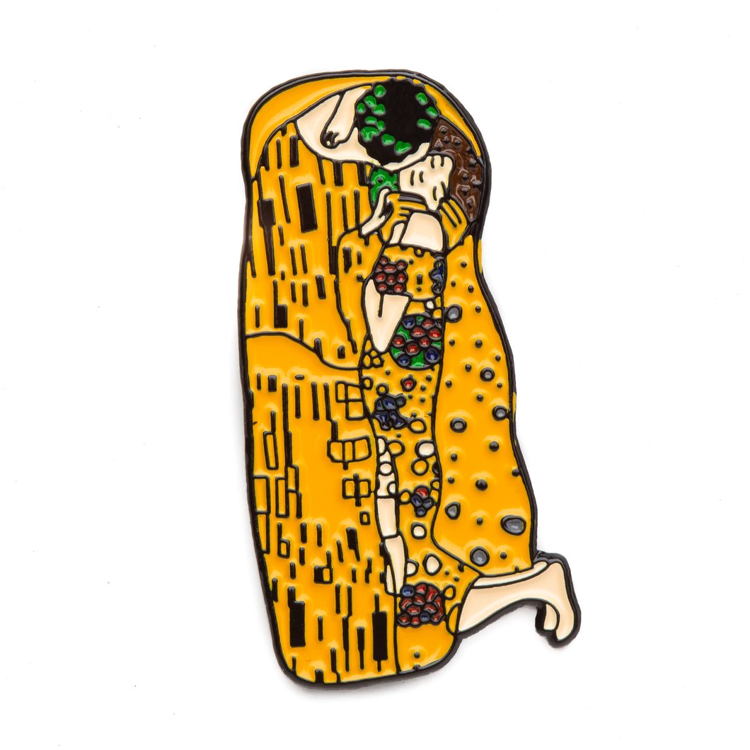 The Kiss Lapel Pin