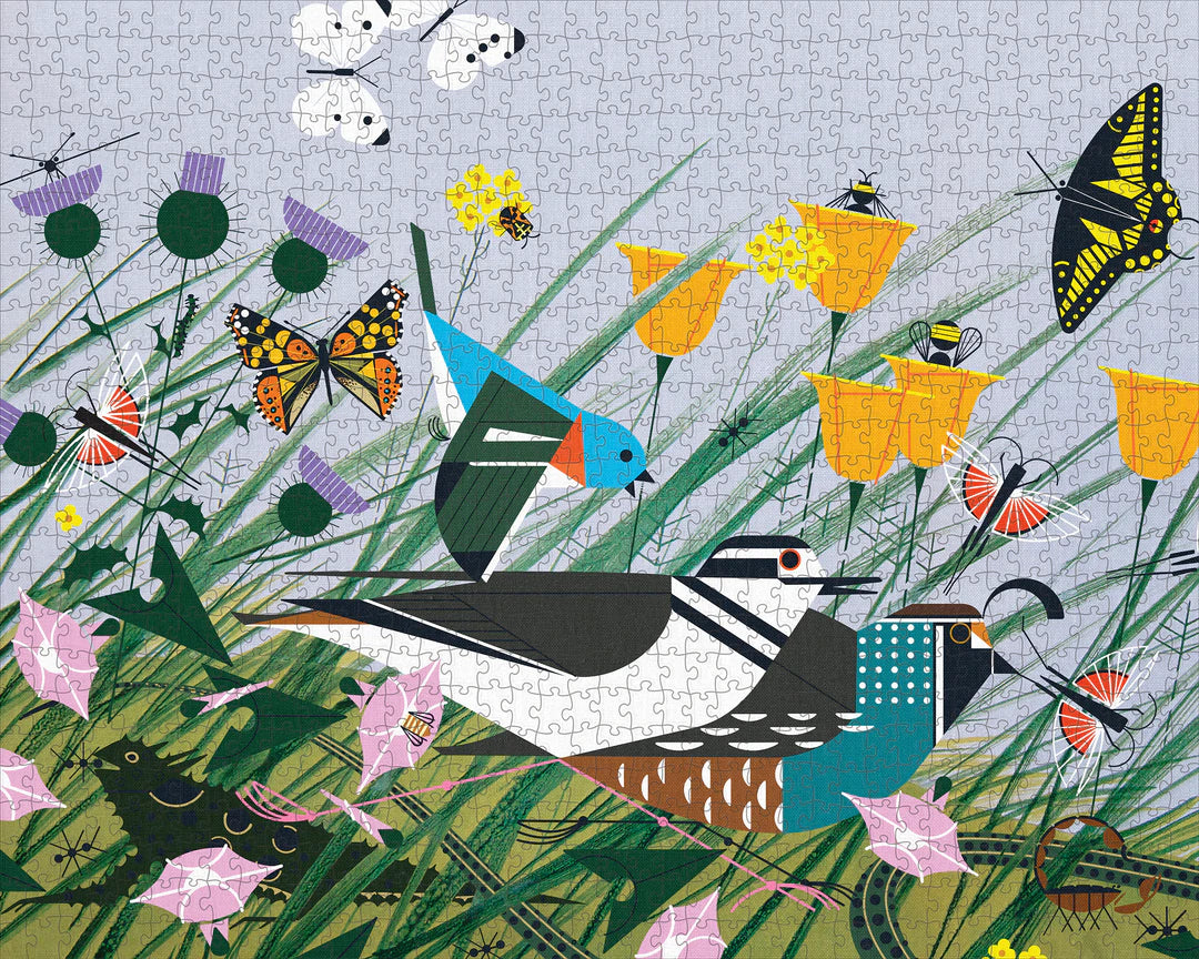 Charley Harper: Once There Was a Field 1,000 Piece Puzzle