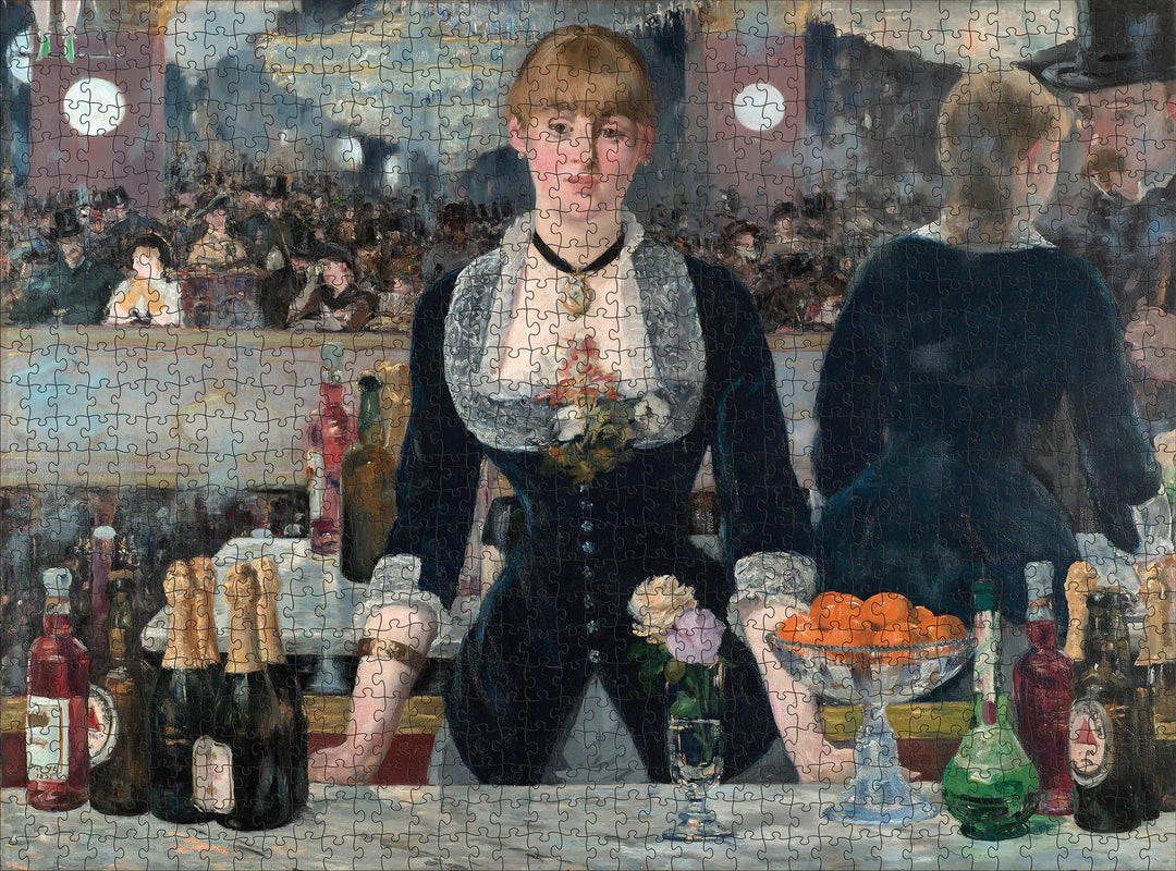 Édouard Manet: A Bar at the Folies-Bergère 1,000 Piece Puzzle