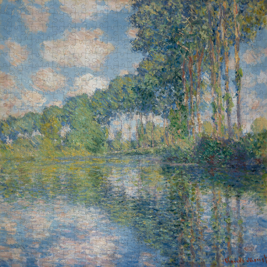 Claude Monet: Poplars on the Epte 500-Piece Jigsaw Puzzle