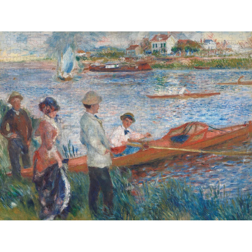 Pierre-Auguste Renoir: Oarsmen at Chanton 500-Piece Puzzle