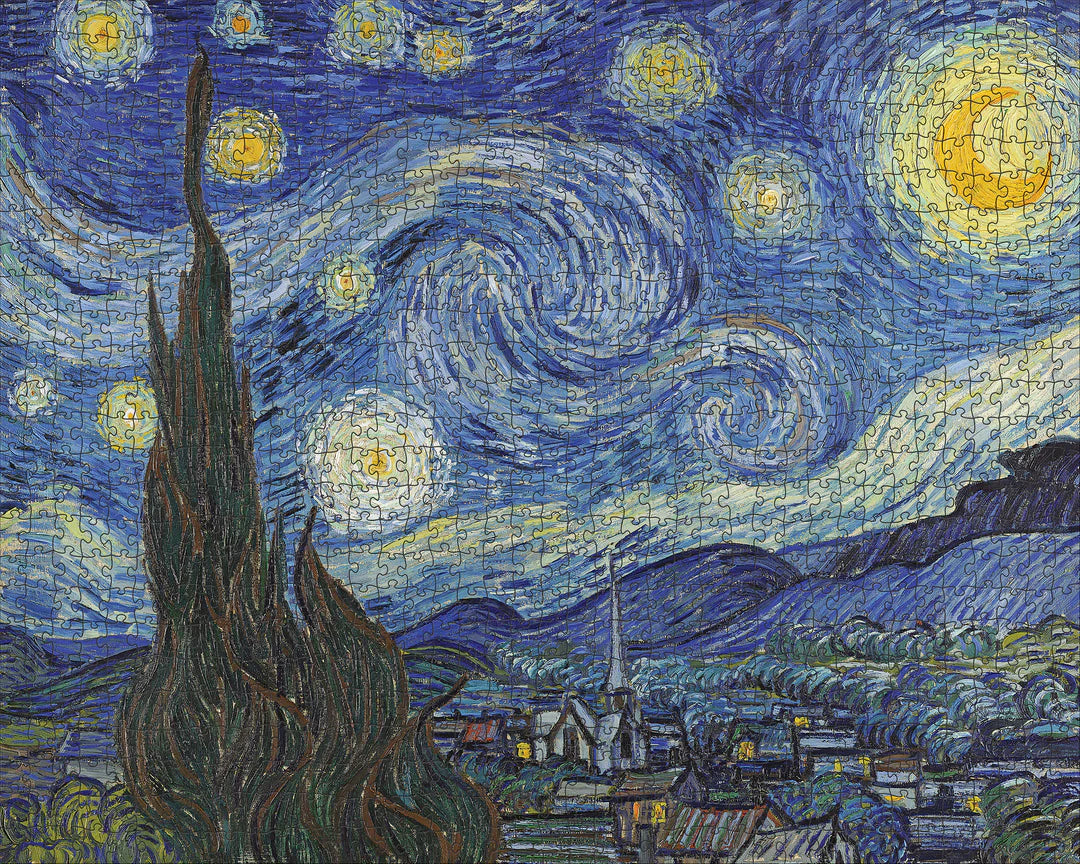 Vincent van Gogh: Starry Night 1,000-Piece Puzzle