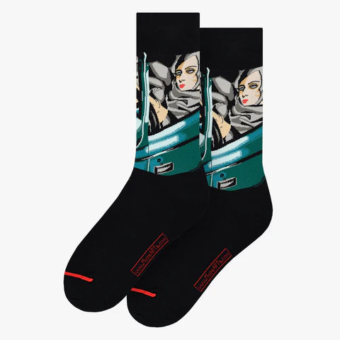 Tamara de Lempicka Tamara in the Green Bugatti Socks