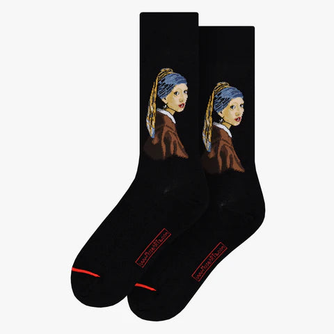 Jan Vermeer Girl with a Pearl Earring Socks