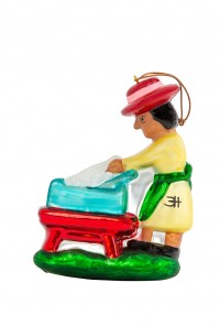 Ornament Clementine Hunter Wash Day Figurine
