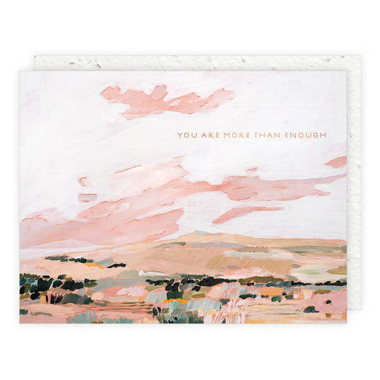 You Are More Than Enough Notecard
