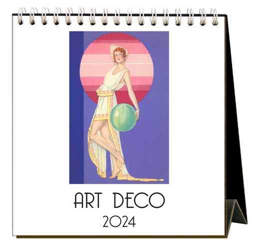 Art Deco 2024 Desk Calendar