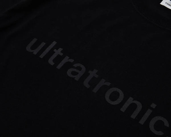 Ryoji Ikeda ultratronics [T-shirt] Black Logo