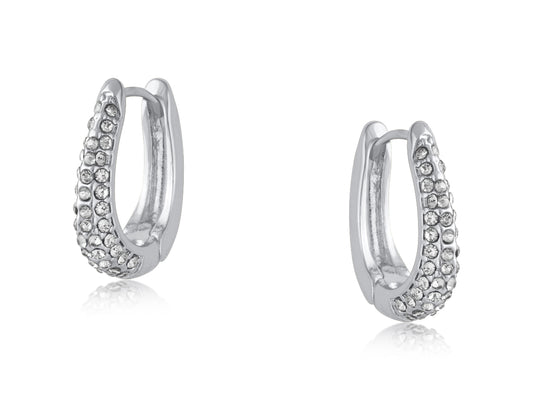 SILVER SOFIA SMALL HOOP EARRINGS