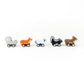 Woodland Animals Pull Back Racers