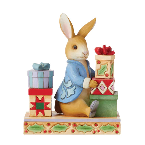 Peter Rabbit with Presents Figurine