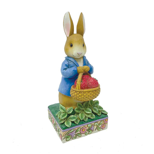 Peter Rabbit with Basket of Strawberries Figurine