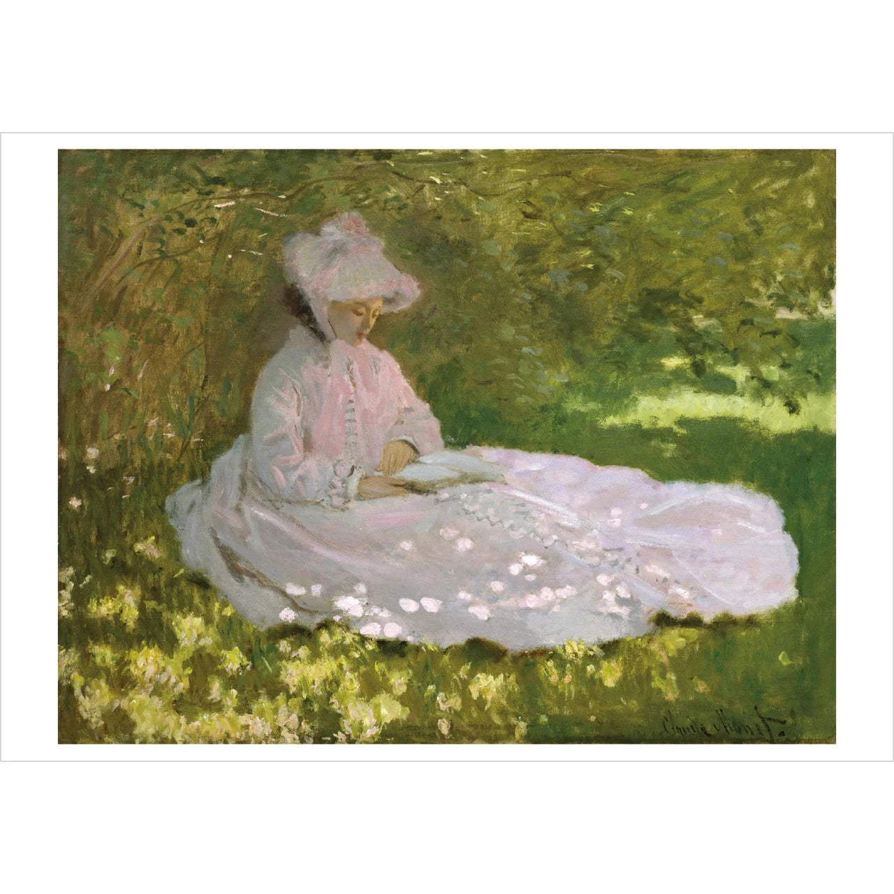 Claude Monet Springtime Notecard