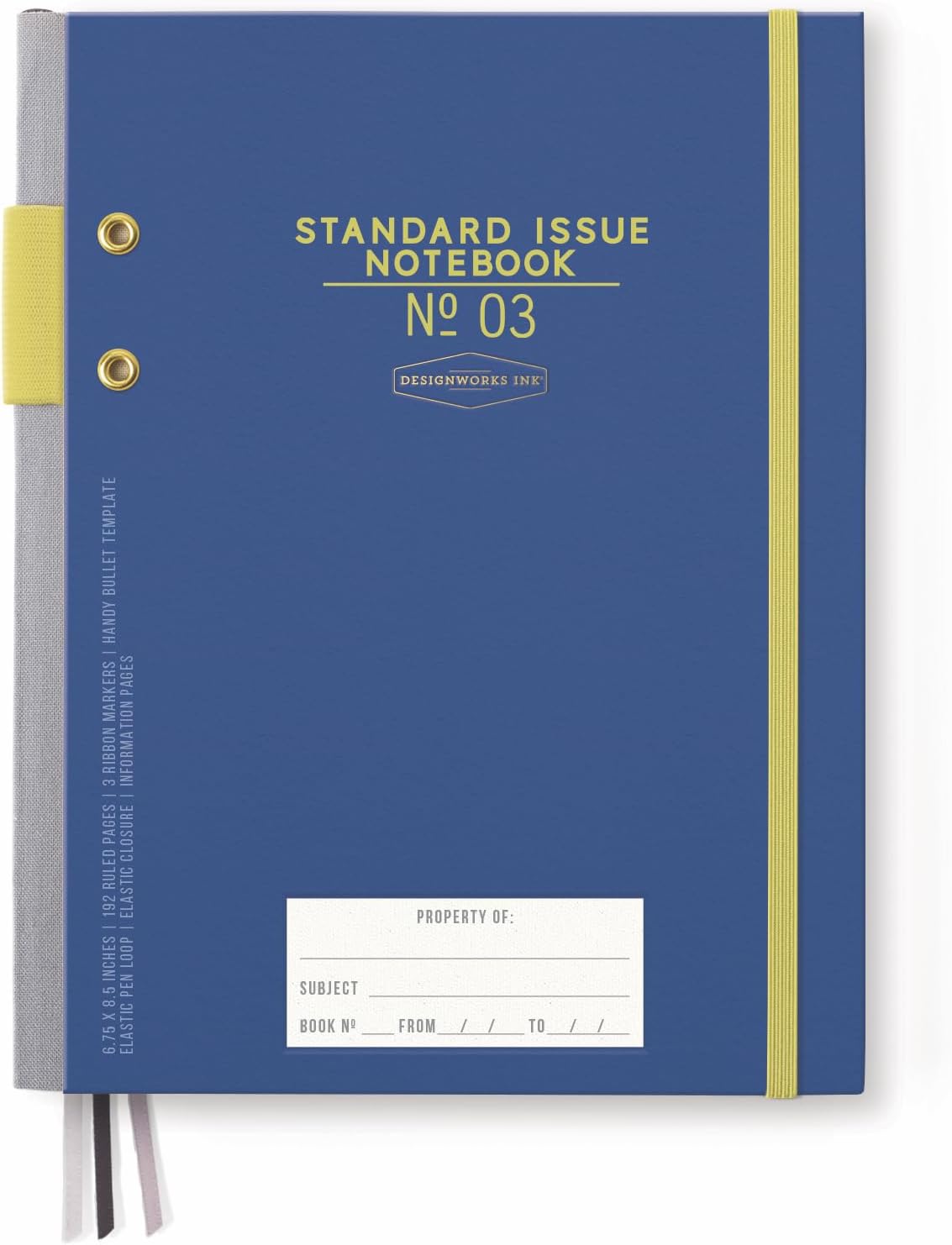 STANDARD ISSUE PLANNER NOTEBOOK NO. 03 - COBALT + CITRON