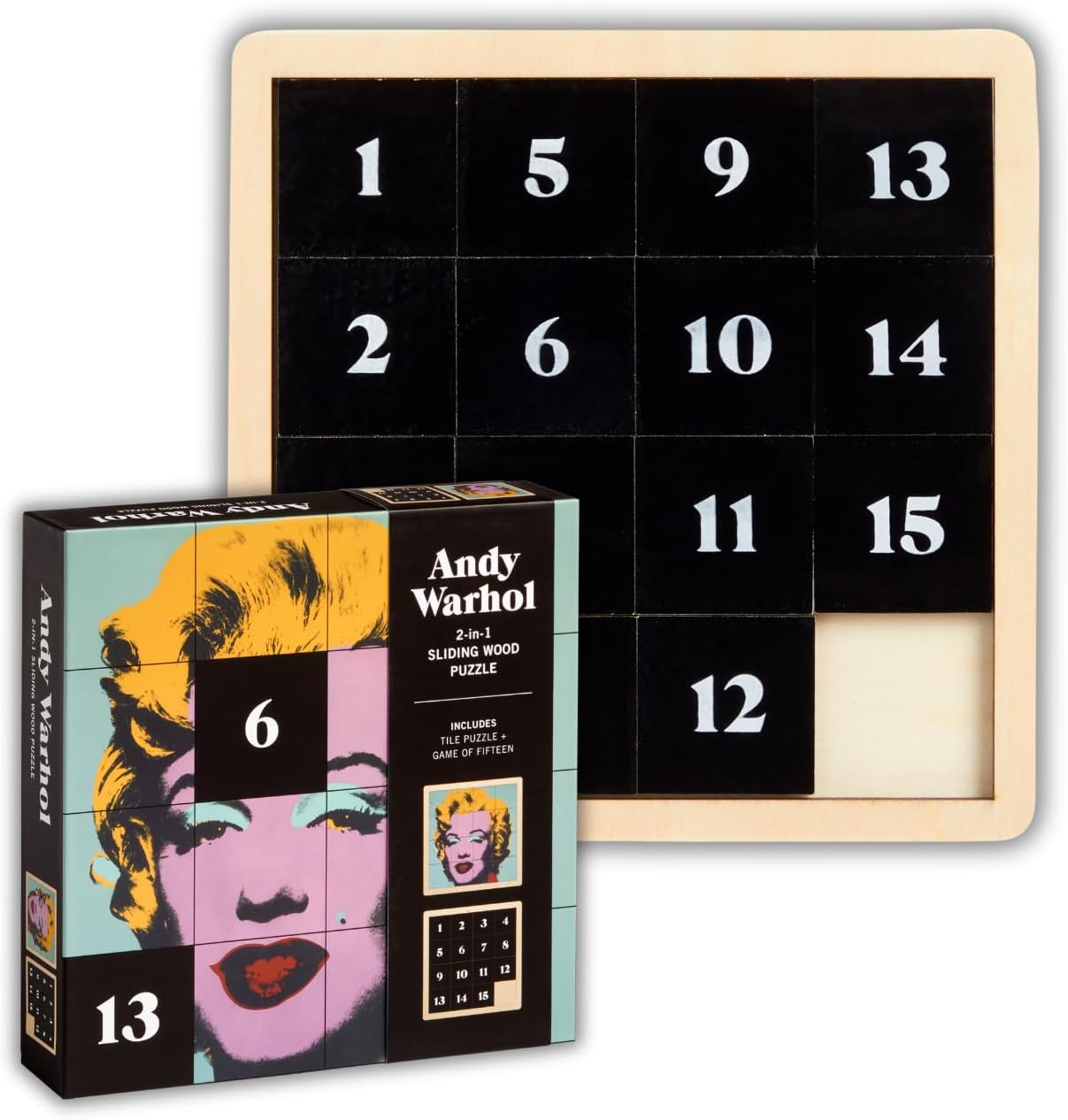 Andy Warhol Marilyn 2-in-1 Puzzle