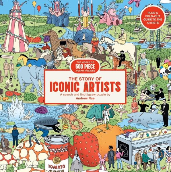 The Story of Iconic Artists 500 Piece Puzzle