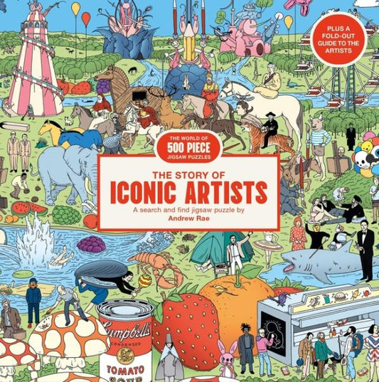 The Story of Iconic Artists 500 Piece Puzzle