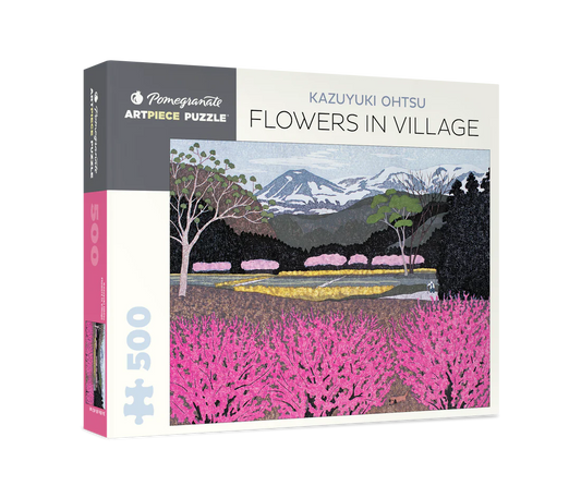 Kazuyuki Ohtsu: Flowers in Village 500-piece Jigsaw Puzzle