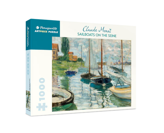 Claude Monet: Sailboats on the Seine 1,000-Piece Jigsaw Puzzle