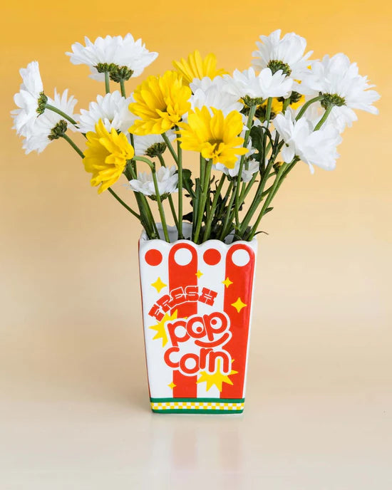 Vase, Popcorn Bag