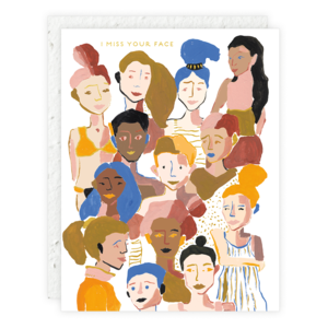 Miss Your Face Love + Friendship Card