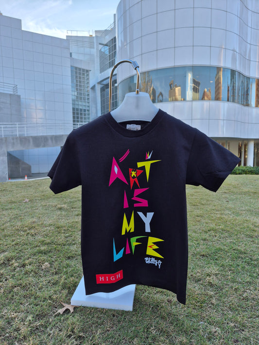 Chilly-O Art is My Life T-Shirt Black