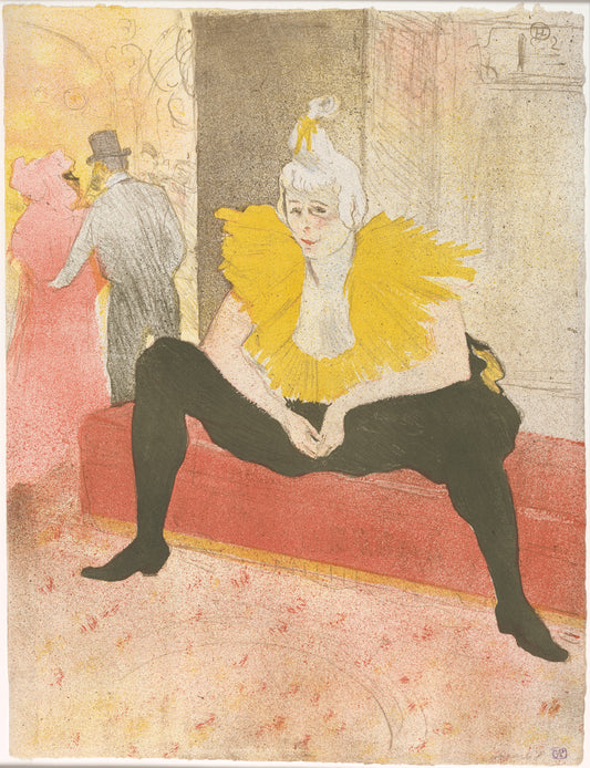 PC LAUTREC FEMALE CLOWN SEATED