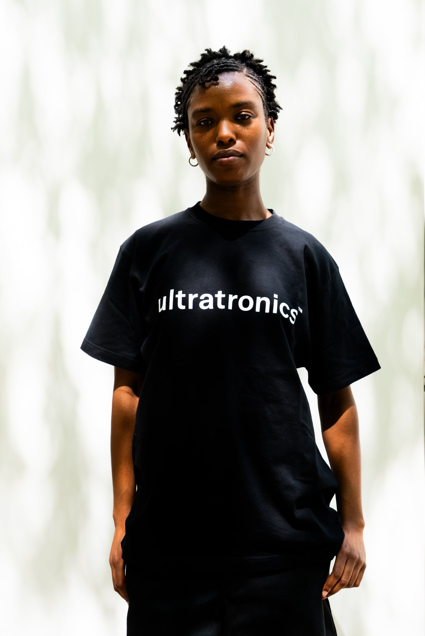 Ryoji Ikeda ultratronics [T-shirt] White Logo