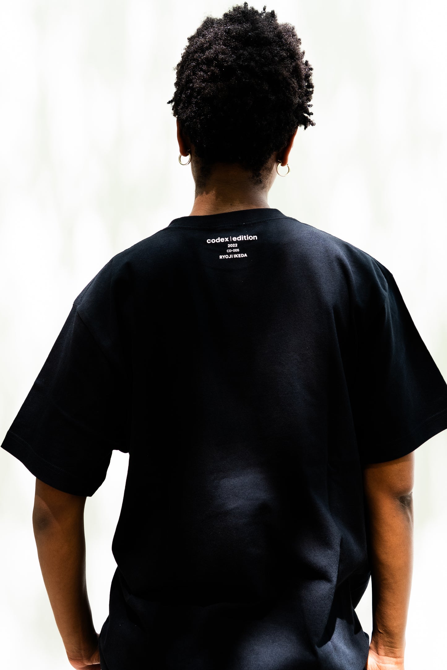 Ryoji Ikeda ultratronics [T-shirt] White Logo