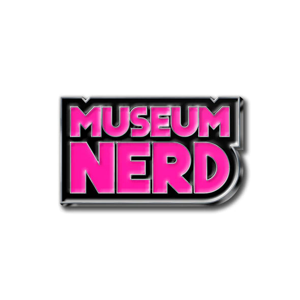 Pink Museum Nerd Lapel Pin