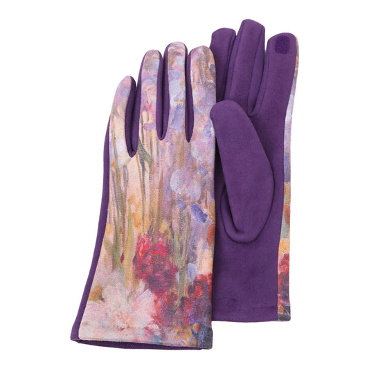 Tiffany Peonies and Iris Texting Gloves