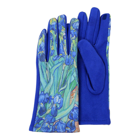 Van Gogh Irises Texting Gloves