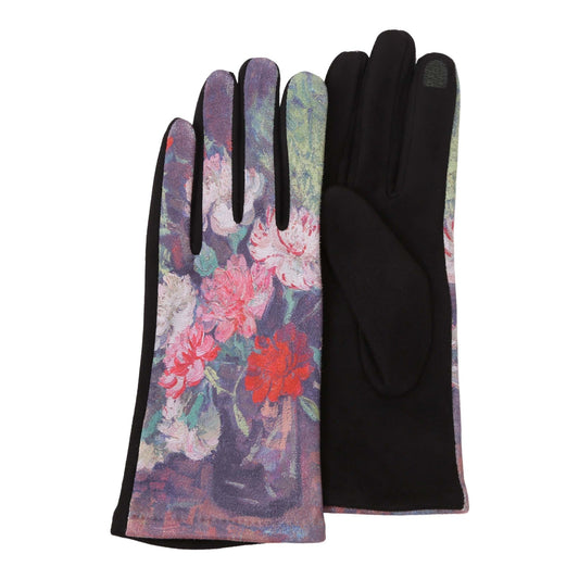 Van Gogh Carnations Texting Gloves