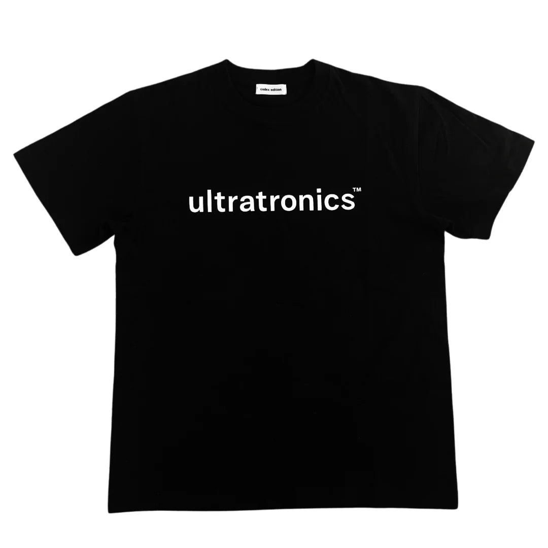 Ryoji Ikeda ultratronics [T-shirt] White Logo